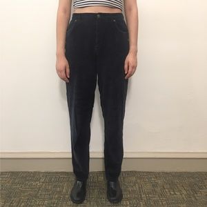 Navy Blue Corduroy Pants